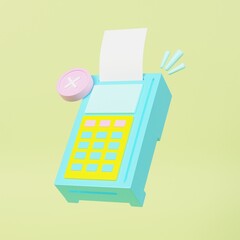 Bill Print 3D Icon