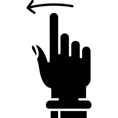 Obraz premium Swipe Left Icon