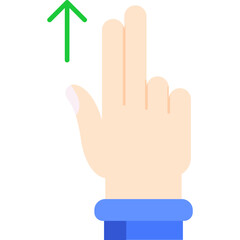 Two Fingers Up Icon