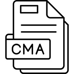 Cma File Format Icon