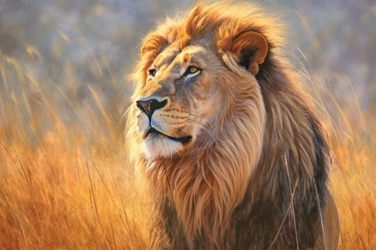 Premium AI Image  The lion king wallpapers hd wallpapers