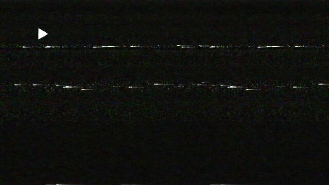 Analog Bad VHS Retro TV Static Noise Distortion 4K Video Overlay Background Loop