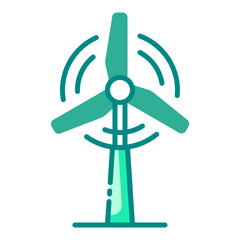 Wind Turbine greeney icon