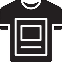 Stylish T-shirt Graphic - The Perfect Wearable Icon. Cool Flat Style T-shirt Icon.
