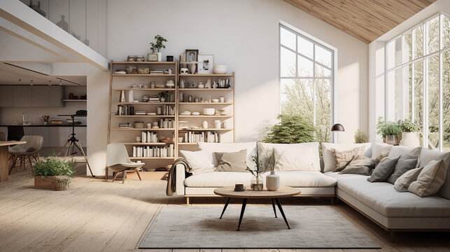 Scandinavian home style characterized