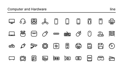 Computer and Hardware Icons Pack