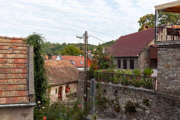 Rooftops in Tihany village top travel destination in Hungary