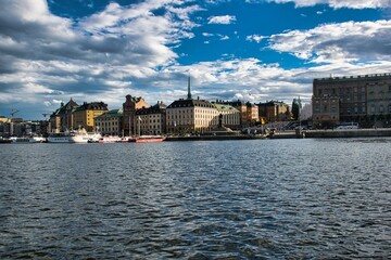 Soderstrom river in Stockholm