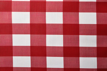 red and white striped fabric texture background