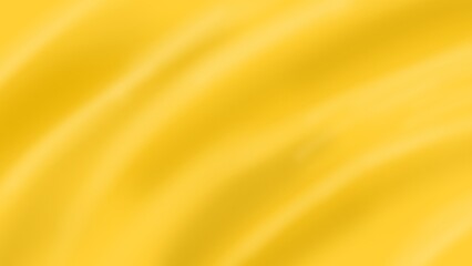 Abstract yellow background.  Yellow silk satin texture background.  Beautiful soft folds on gold silk fabric.