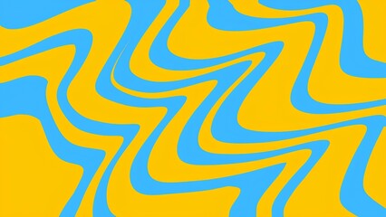 abstract background with waves, wavy yellow and blue abstract background
