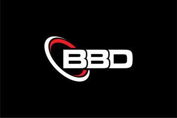 BBD creative letter logo design vector icon illustration