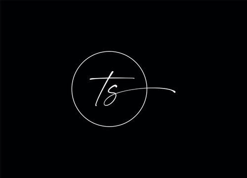 TS letter logo design and initial logo