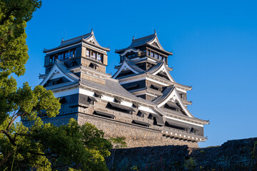 秋晴れ空に映える城風景
Castle scenery that shines in the clear autumn...