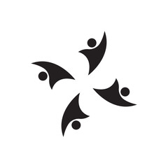 Naklejka premium TEAMWORK ICON