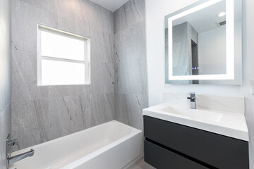 modern bathroom interior