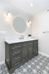 modern bathroom interior