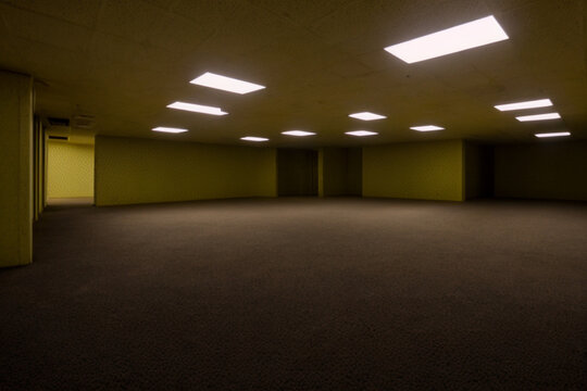 Backrooms Liminal Space Realistic