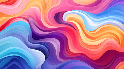 Hand drawn cartoon beautiful colorful gradient background pattern
