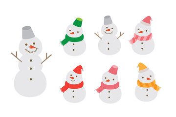 かわいいクリスマスのイラストセット
