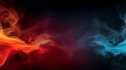 abstract blue and red fire background