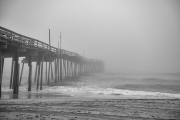 A Misty Moody Evening at the Pier