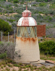 Old lighthouse near the Western Australian town of Carnarvon .