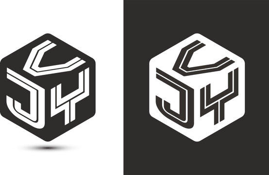 yef letter logo design with illustrator cube logo, vector logo modern alphabet font overlap style.
