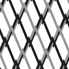abstract geometric black grey stylish diagonal fence line pattern.