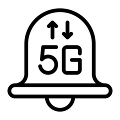 notification line icon