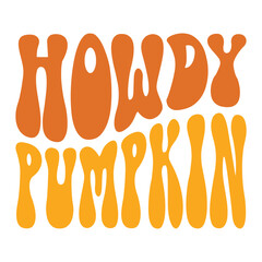 Howdy Pumpkin Svg