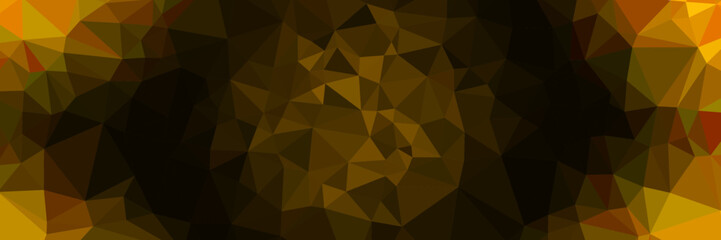 abstract dark orange colorful geometric background with triangles shape