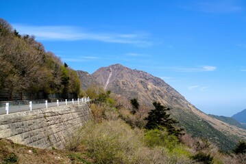 Landscape of Unzen, Japan
