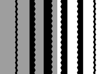 set of black and white pattern