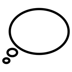 speech bubble, thingking, communication icon