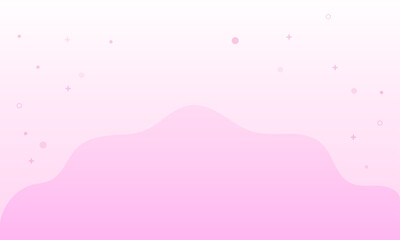 Vector modern white gradient banner with abstract shapes