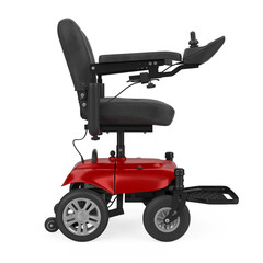 Electric Wheelchair Isolated