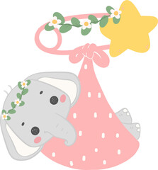 Baby shower elephant