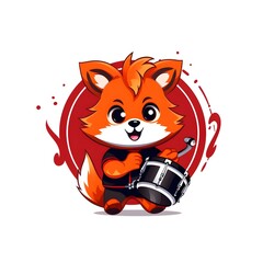 Cute Chibi Cartoon AI Generate Design Illustration