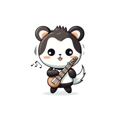 Cute Chibi Cartoon AI Generate Design Illustration