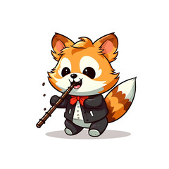 Cute Chibi Cartoon AI Generate Design Illustration