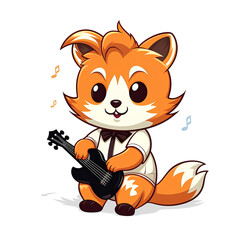 Cute Chibi Cartoon AI Generate Design Illustration