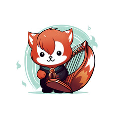 Cute Chibi Cartoon AI Generate Design Illustration