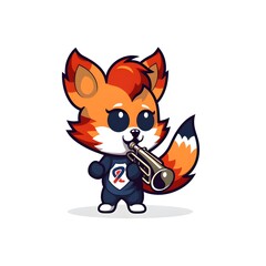 Cute Chibi Cartoon AI Generate Design Illustration