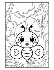animals with forest background coloring pages are perfect for a themed birthday party or animal activities. Animals with forest background Coloring Pages, Animals Coloring Pages.