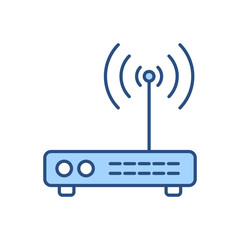 Router related vector icon. Isolated on white background. Vector illustration