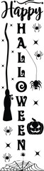 Halloween porch sign SVG design cut files