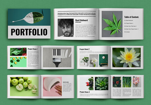 Botanical Portfolio Design Template