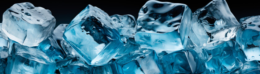 ice cubes texture . generative ai