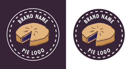 pie logo design template